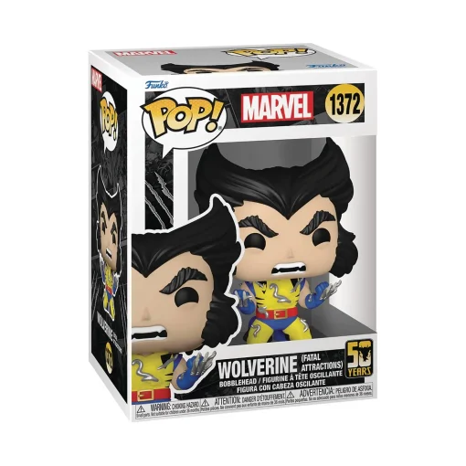 Pop Marvel Wolverine 50th Wolverine W/Adimantium Vinyl Figure
